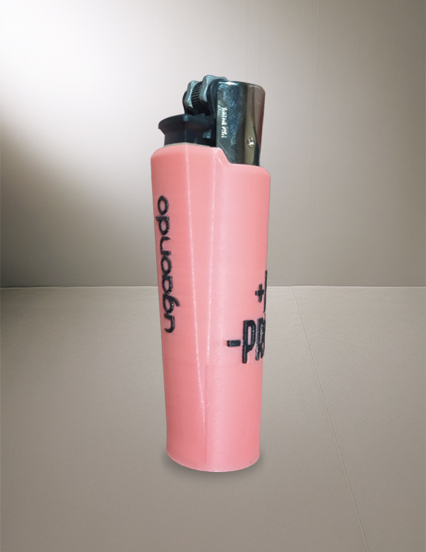 MECHERO FUNDA PLASTICO 3D